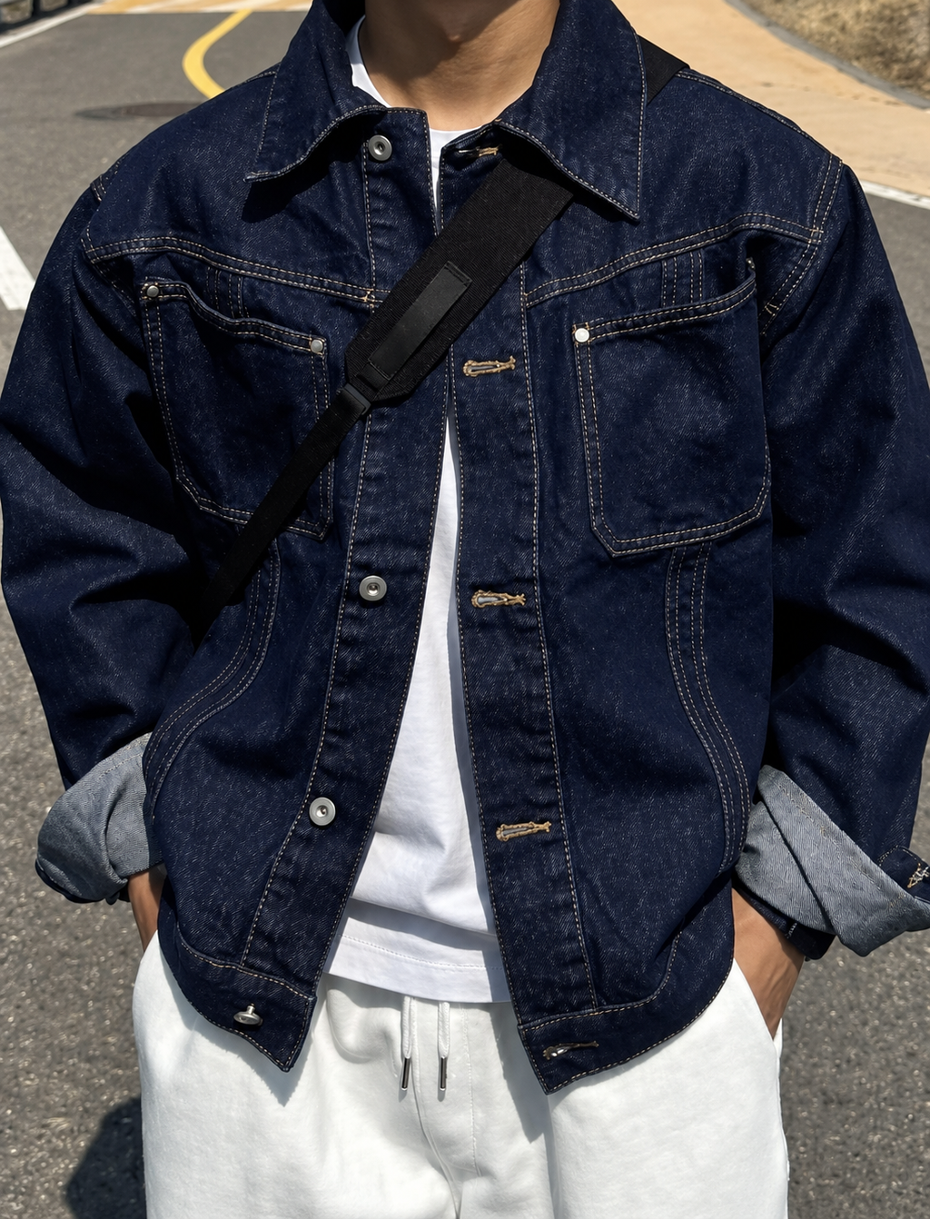 Chaqueta Vaquera Hombre - Azul Índigo