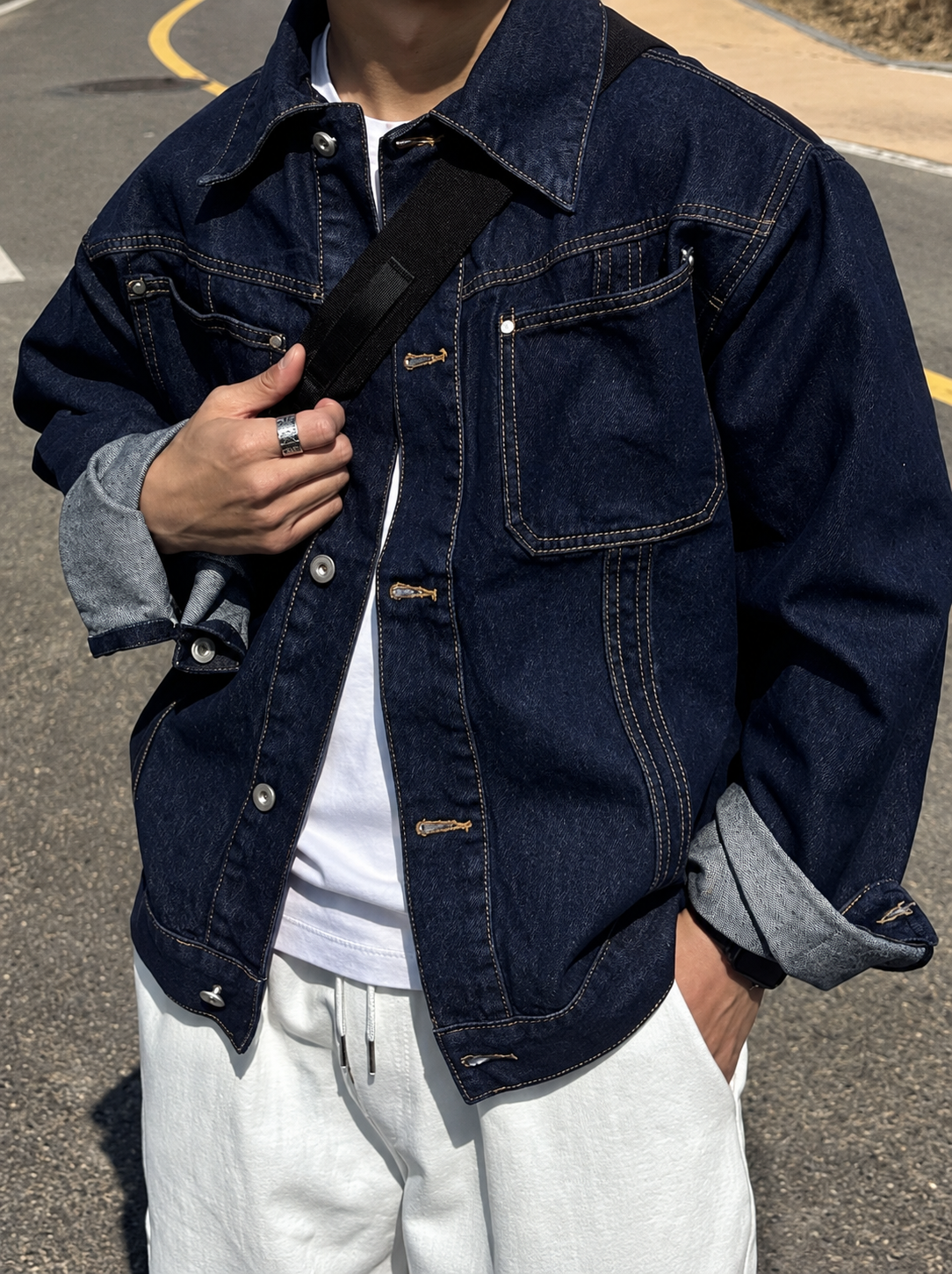 Chaqueta Vaquera Hombre - Azul Índigo