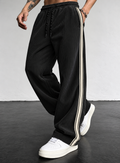 Pantalón de Pana Wide Leg con Rayas Laterales