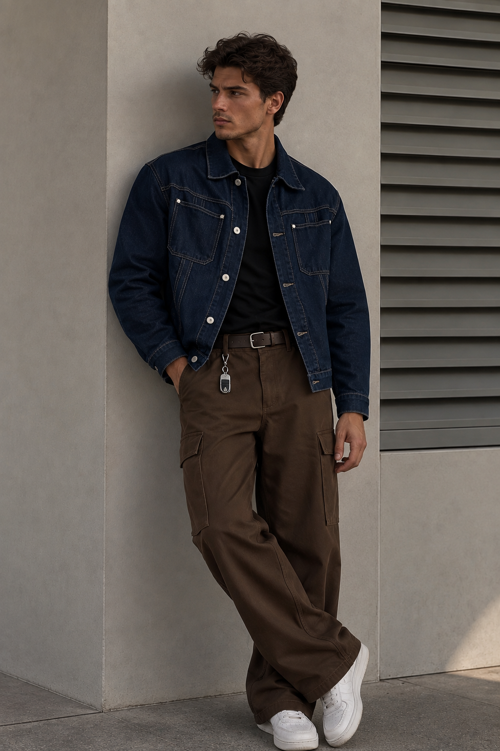 Chaqueta Vaquera Hombre - Azul Índigo